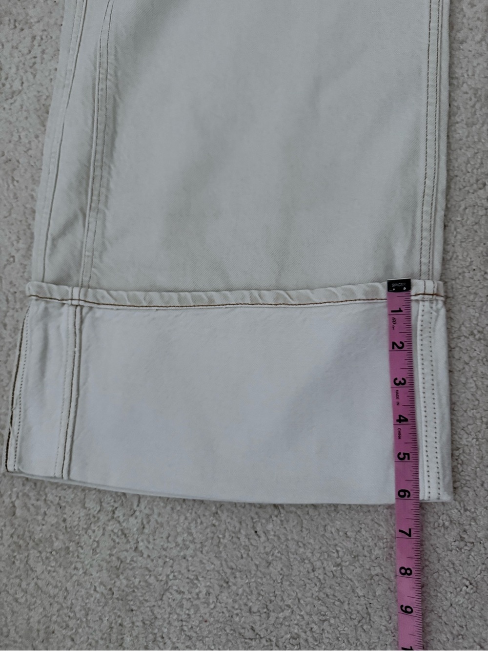 NWT Free People Final Countdown Cuffed Boyfriend Jeans in shade Big Ban - Picture 15 of 15
